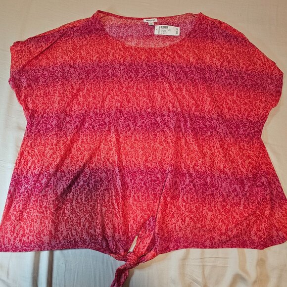 Westport from Dressbarn top plus size 3X NWT Blouse Shirt vibrant fun top - Picture 1 of 12